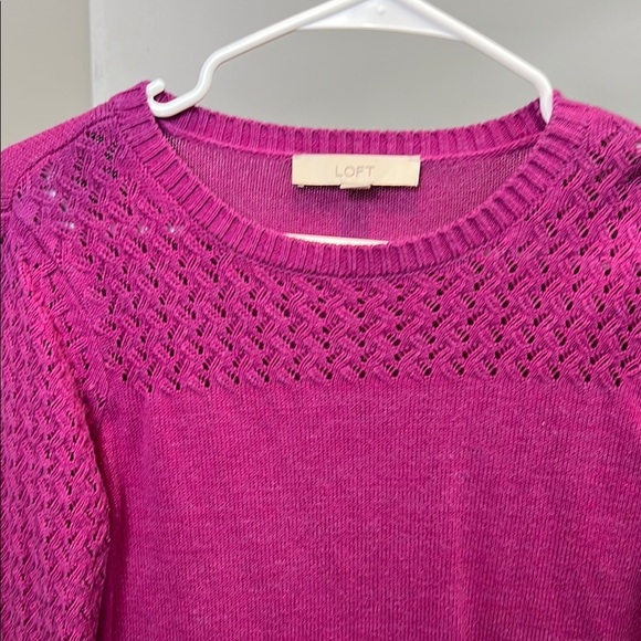 Loft Women's Pink Sweater - Picture 2 of 6